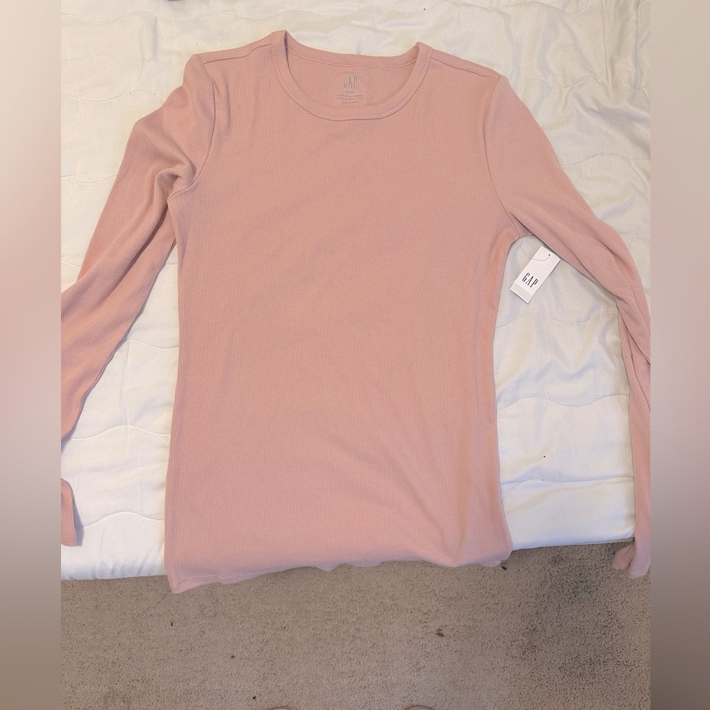 Brand NWT Gap ribbed long sleeve size M tall